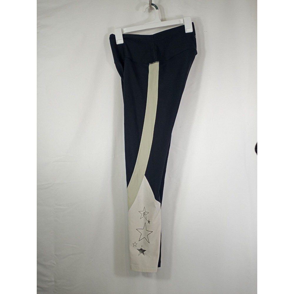 PELOTON Show Up Rib Leggings •Women L• Black Ribbed Cycling